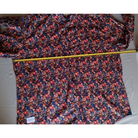 A Fish Named Fred Shirt Jazz Musician Saxophone Music Art Bold Flare Mens XXL - Picture 5 of 7